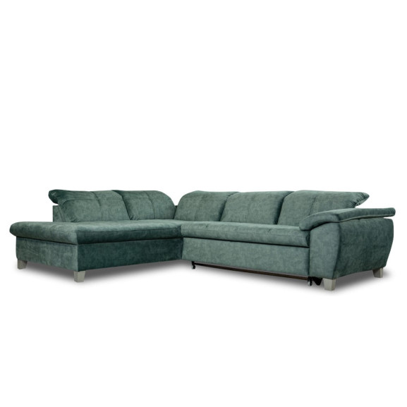 Coltar Extensibil Cu Otoman Mic 5 Locuri, Tetiere Reglabile, 280 Cm