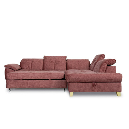 Coltar Extensibil Sevilia Cu Otoman Mic 5 Locuri, Tetiere Reglabile, 280 Cm-01