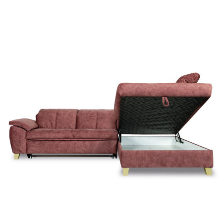 Coltar Extensibil Sevilia Cu Otoman Mic 5 Locuri, Tetiere Reglabile, 280 Cm-01