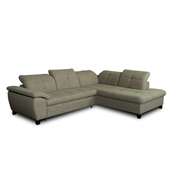 Coltar Extensibil Cu Otoman Mic 5 Locuri, Tetiere Reglabile, 280 Cm