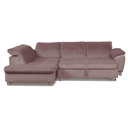 Coltar Extensibil Sevilia Cu Otoman Mic 5 Locuri, Tetiere Reglabile, 280 Cm-01