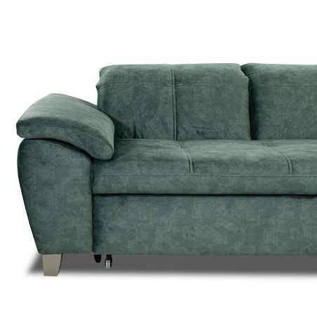 Coltar Extensibil Cu Otoman Mic 5 Locuri, Tetiere Reglabile, 280 Cm-01