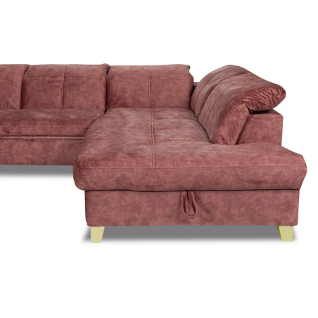 Coltar Extensibil Sevilia Cu Otoman Mic 5 Locuri, Tetiere Reglabile, 280 Cm-01