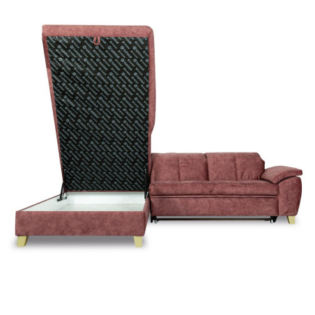 Coltar Extensibil Sevilia Cu Otoman Mic 5 Locuri, Tetiere Reglabile, 280 Cm-01