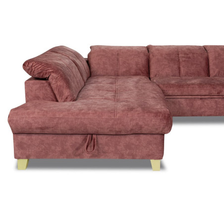 Coltar Extensibil Sevilia Cu Otoman Mic 5 Locuri, Tetiere Reglabile, 280 Cm-01