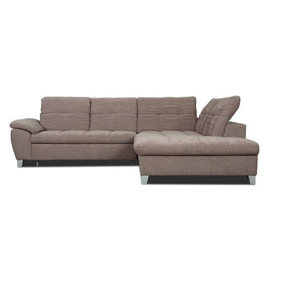 Coltar Extensibil Cu Otoman Mare 5 Locuri, Tetiere Reglabile, 300 Cm