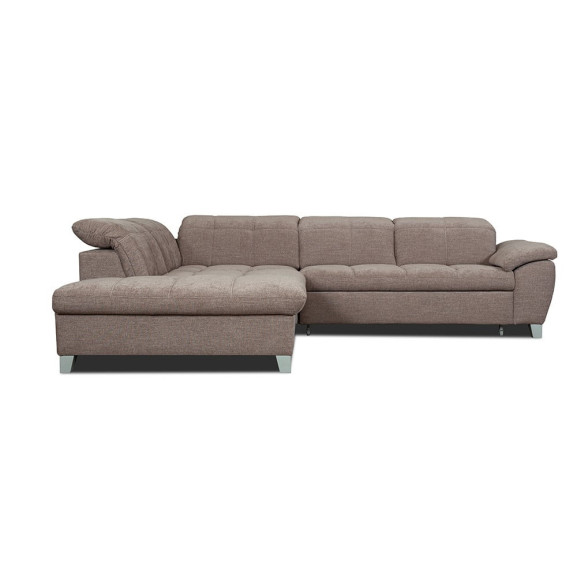 Coltar Extensibil Cu Otoman Mare 5 Locuri, Tetiere Reglabile, 300 Cm