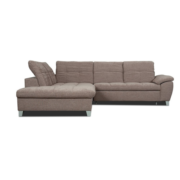 Coltar Extensibil Cu Otoman Mare 5 Locuri, Tetiere Reglabile, 300 Cm