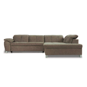 Coltar Extensibil Cu Otoman Mare 5 Locuri, Tetiere Reglabile, 300 Cm