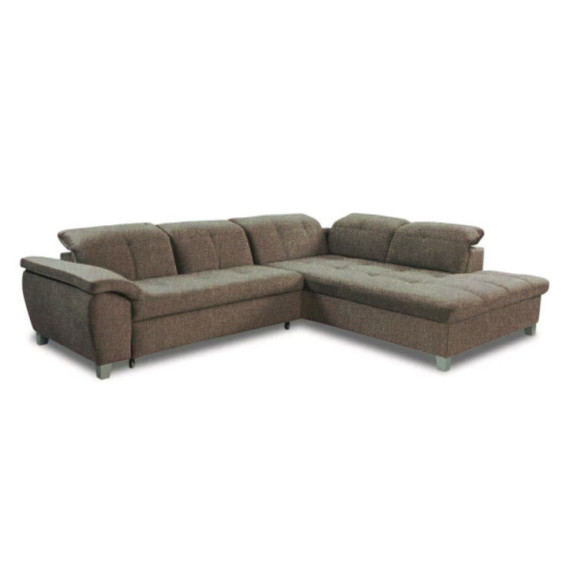 Coltar Extensibil Cu Otoman Mare 5 Locuri, Tetiere Reglabile, 300 Cm