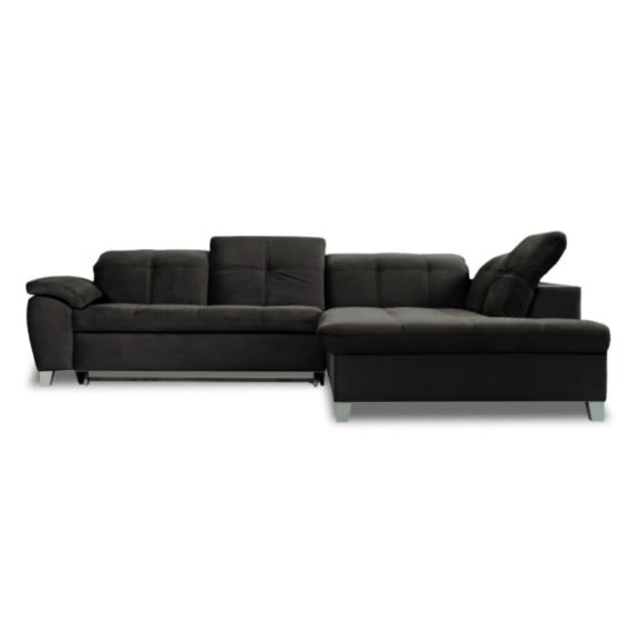 Coltar Extensibil Cu Otoman Mare 5 Locuri, Tetiere Reglabile, 300 Cm