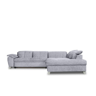 Coltar Extensibil Cu Otoman Mare 5 Locuri, Tetiere Reglabile, 300 Cm