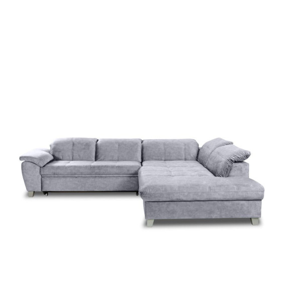 Coltar Extensibil Cu Otoman Mare 5 Locuri, Tetiere Reglabile, 300 Cm