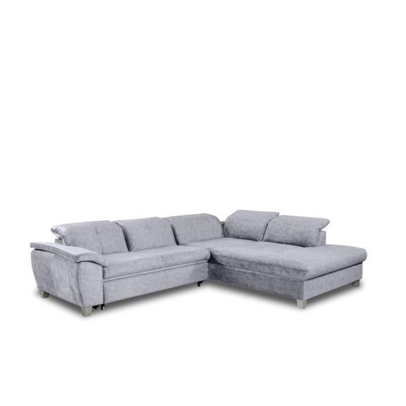 Coltar Extensibil Cu Otoman Mare 5 Locuri, Tetiere Reglabile, 300 Cm