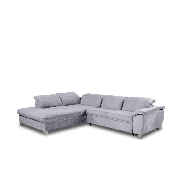 Coltar Extensibil Cu Otoman Mare 5 Locuri, Tetiere Reglabile, 300 Cm