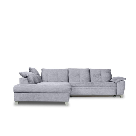 Coltar Extensibil Cu Otoman Mare 5 Locuri, Tetiere Reglabile, 300 Cm