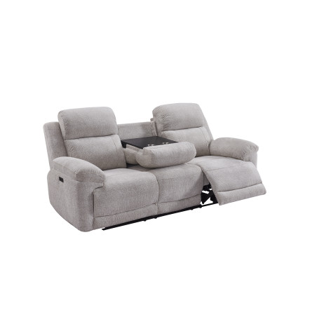 Canapea Herbert 3 Locuri Cu Recliner Electric Si Bar, 227 Cm-01