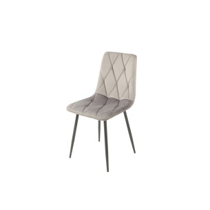 Scaun Savier Silver, 44 Cm