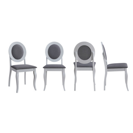 Scaun Belucci Alb Si Gri, 44.5 Cm-01