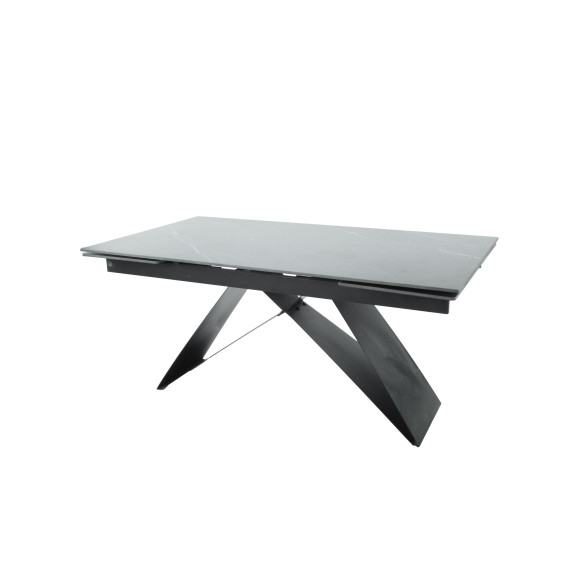 Masa Extensibila Vox Negru, 160 Cm