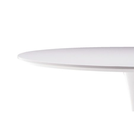 Masa Rotunda Mango, Alb, 90 Cm-01