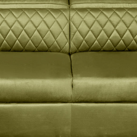 Coltar U Extensibil Tiago, Stanga, 6 Locuri, Tetiere Reglabile, Verde Olive, 330 Cm-01