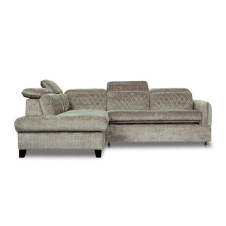 Coltar Extensibil Cu Otoman Stanga Tiago, 5 Locuri, Tetiere Reglabile, Maro, 255 Cm-01