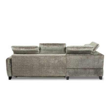 Coltar Extensibil Cu Otoman Stanga Tiago, 5 Locuri, Tetiere Reglabile, Maro, 255 Cm-01