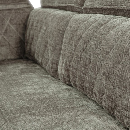 Coltar Extensibil Cu Otoman Stanga Tiago, 5 Locuri, Tetiere Reglabile, Maro, 255 Cm-01