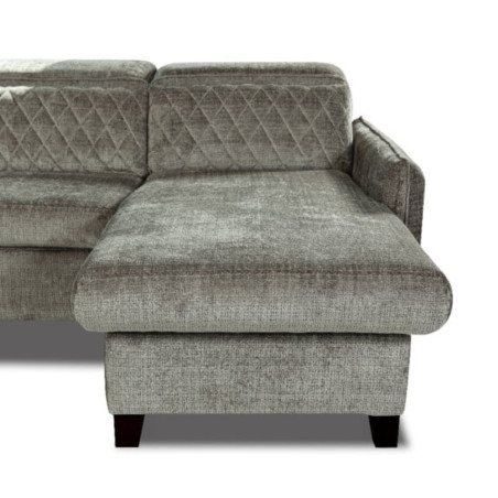 Coltar U Extensibil Tiago, Stanga, Lada Depozitare 6 Locuri, Tetiere Reglabile, Colonial, Maro, 330 Cm-01