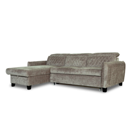 Coltar Extensibil Cu Insula Stanga Cu Lada Tiago, 5 Locuri, Tetiere Reglabile, Maro, 243 Cm-01