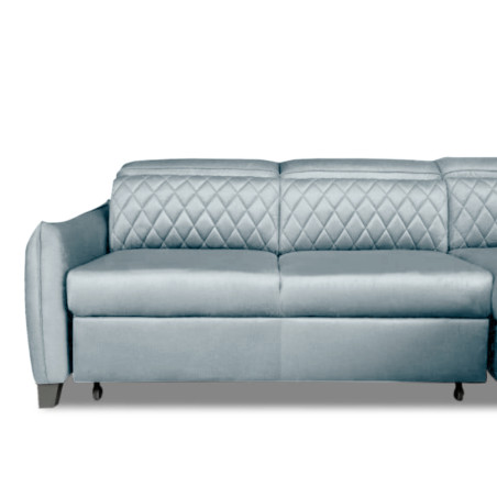 Coltar Extensibil Cu Insula Dreapta Cu Lada Tiago, 5 Locuri, Tetiere Reglabile, Gri, 243 Cm-01