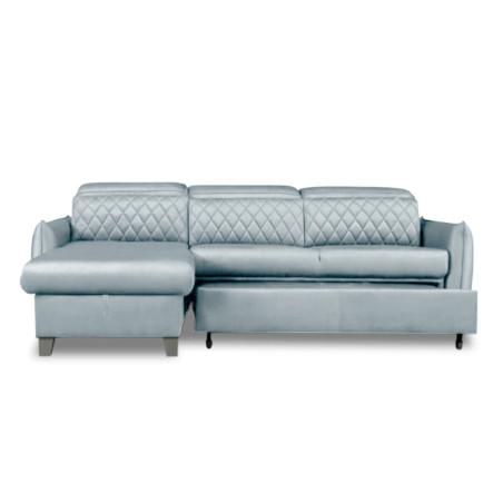 Coltar Extensibil Cu Insula Stanga Cu Lada Tiago, 5 Locuri, Tetiere Reglabile, Gri, 243 Cm-01