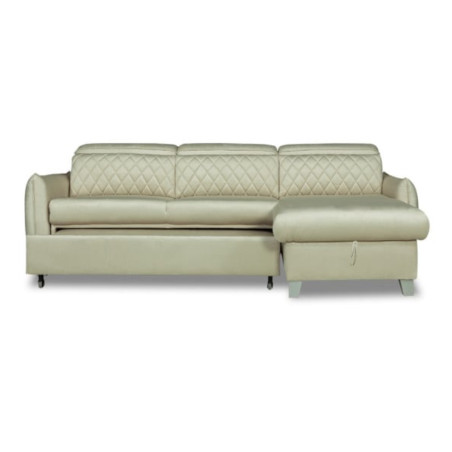 Coltar Extensibil Cu Insula Dreapta Cu Lada Tiago, 5 Locuri, Tetiere Reglabile, Crem, 243 Cm-01