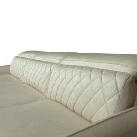 Coltar Extensibil Cu Insula Dreapta Cu Lada Tiago, 5 Locuri, Tetiere Reglabile, Crem, 243 Cm-01
