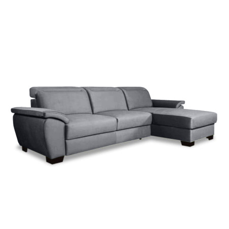 Coltar Extensibil Cu Insula Dreapta Dax, 5 Locuri, Lada De Depozitare, Gri, 300 Cm-01