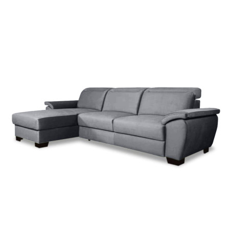 Coltar Extensibil Cu Insula Stanga Dax, 5 Locuri, Cu Lada De Depozitare, Gri, 300 Cm-01