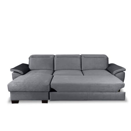 Coltar Extensibil Cu Insula Stanga Dax, 5 Locuri, Cu Lada De Depozitare, Gri, 300 Cm-01