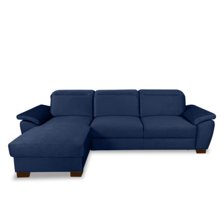 Coltar Extensibil Cu Insula Stanga Dax, 5 Locuri, Cu Lada De Depozitare, Albastru, 300 Cm-01