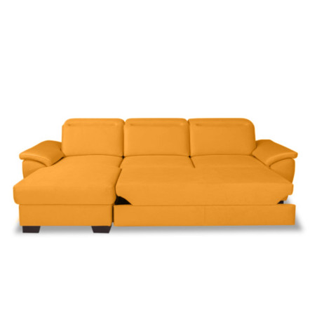 Coltar Extensibil Cu Insula Stanga Dax, 5 Locuri, Cu Lada De Depozitare, Galben, 300 Cm-01
