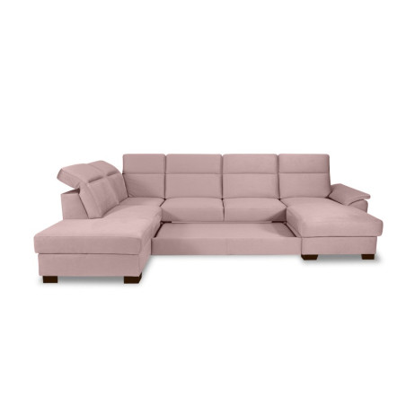 Coltar U Extensibil Cu Lada Dax, Stanga, Roz, 375 Cm-01