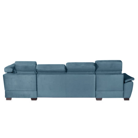 Coltar U Extensibil Cu Lada Dax, Dreapta, Albastru  Petrol, 375 Cm-01