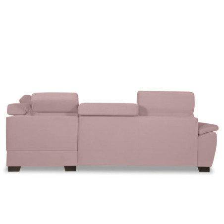 Coltar Extensibil Cu Otoman Dreapta Dax, 5 Locuri, Lada Depozitare, Roz, 296 Cm-01