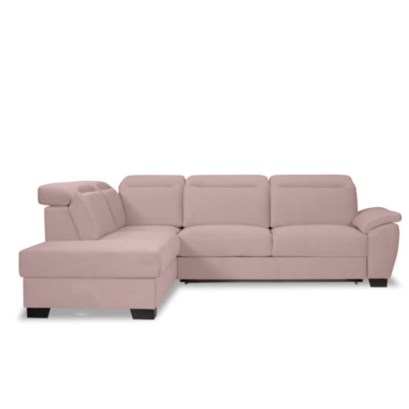 Coltar Extensibil Cu Otoman Stanga Dax, 5 Locuri, Lada Depozitare, Roz, 296 Cm-01
