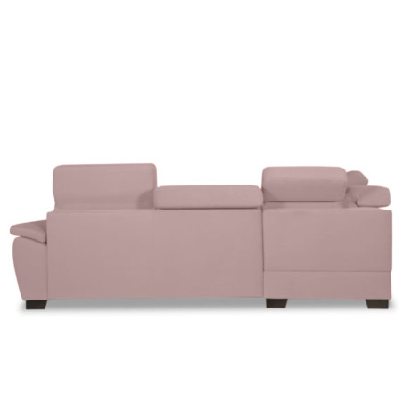 Coltar Extensibil Cu Otoman Stanga Dax, 5 Locuri, Lada Depozitare, Roz, 296 Cm-01
