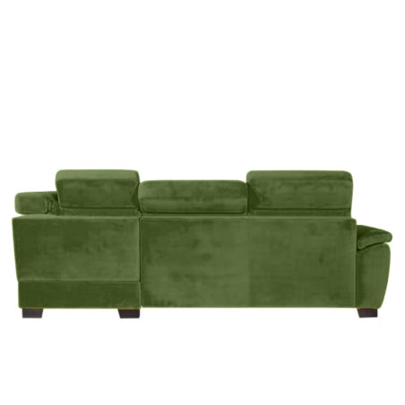 Coltar Extensibil Cu Otoman Dreapta Dax, 5 Locuri, Lada Depozitare, Verde, 296 Cm-01