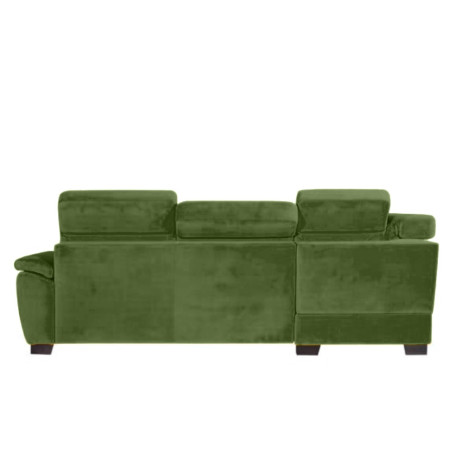 Coltar Extensibil Cu Otoman Stanga Dax, 5 Locuri, Lada Depozitare, Verde, 296 Cm-01