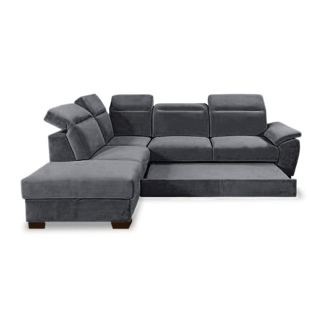 Coltar Extensibil Cu Otoman Stanga Dax, 5 Locuri, Lada Depozitare, Gri, 296 Cm-01