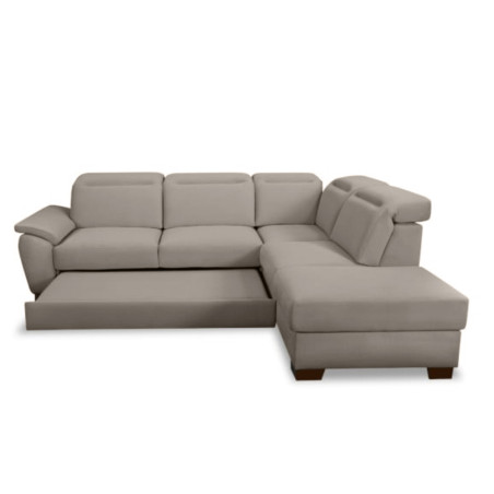Coltar Extensibil Cu Otoman Dreapta Dax, 5 Locuri, Lada Depozitare, Bej, 296 Cm-01