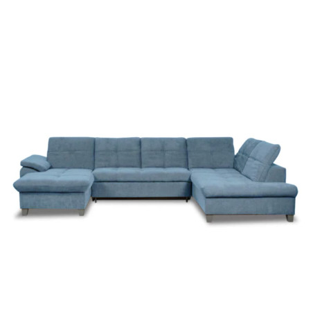Coltar U Extensibil Sevilia Lux 6 Locuri, Tetiere Reglabile, 355 Cm-01